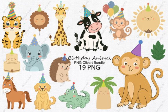 Bringing the Party to Life with Birthday Animal PNG Clipart