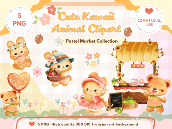 Cute Kawaii Animal Clipart: A Designer's Joyful Toolkit