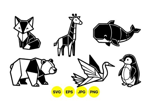 Geometric Animal SVG Collection: Modern Icons for Any Project