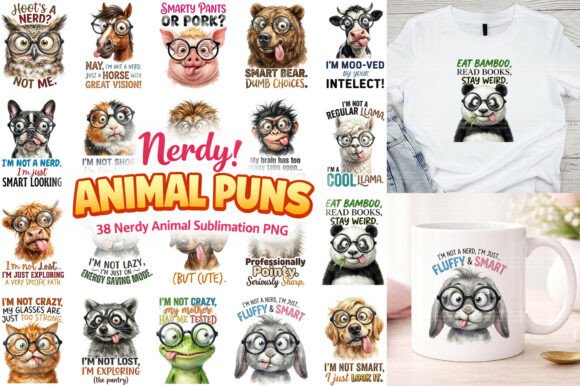 Unleash Your Inner Geek with This Nerdy Animal Puns Bundle