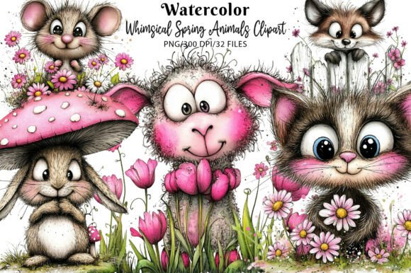 Whimsical Spring Animal Clipart PNG: A Designer's Guide